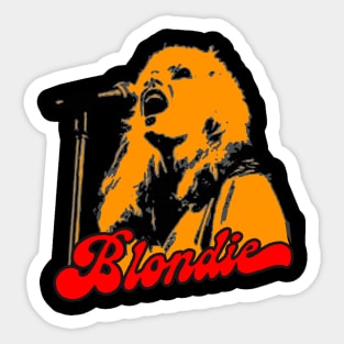 Blondie Retro Sticker